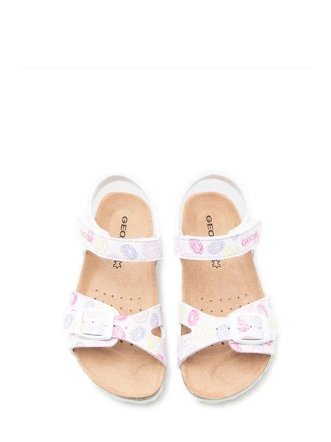 SANDALI J028MC00004 BAMBINA BIANCO