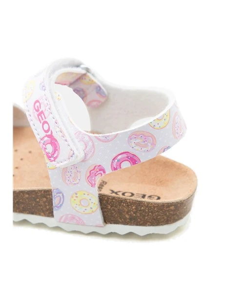 SANDALI J028MC00004 BAMBINA BIANCO