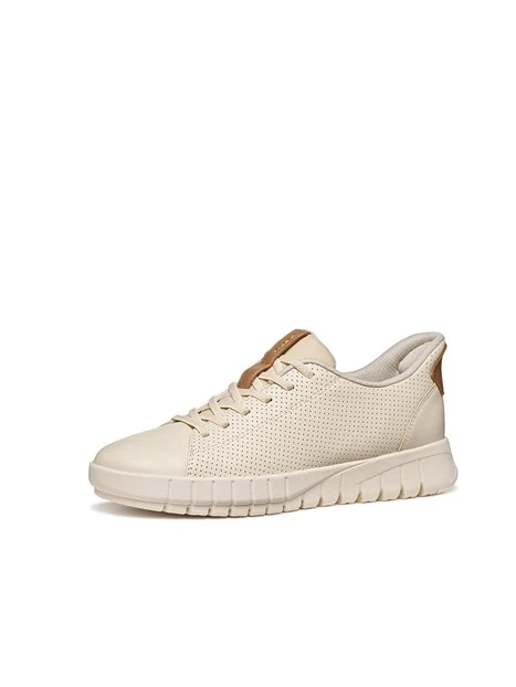 SNEAKERS BASSE D657SC09BBC DONNA BEIGE