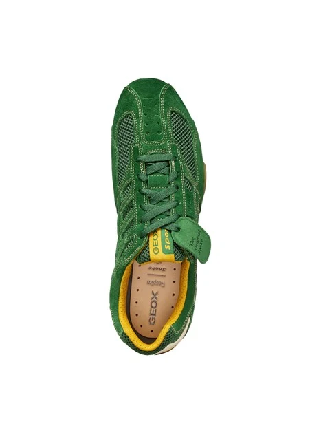 SNEAKERS BASSE U55MNA02214 UOMO VERDE