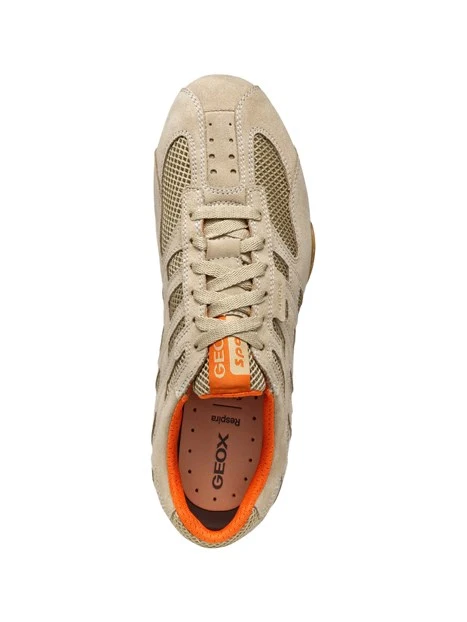 SNEAKERS BASSE U55MNA02214 UOMO BEIGE