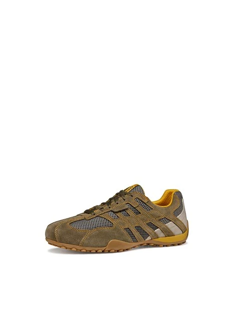 SNEAKERS BASSE U55MNA02214 UOMO VERDE MILITARE