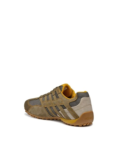 SNEAKERS BASSE U55MNA02214 UOMO VERDE MILITARE