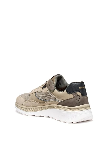 SNEAKERS BASSE SPHERICA ACTIF X1 U65HUA01422 UOMO BEIGE