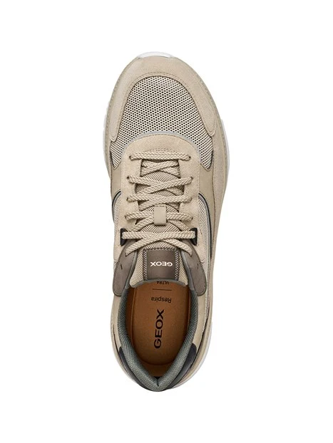 SNEAKERS BASSE SPHERICA ACTIF X1 U65HUA01422 UOMO BEIGE