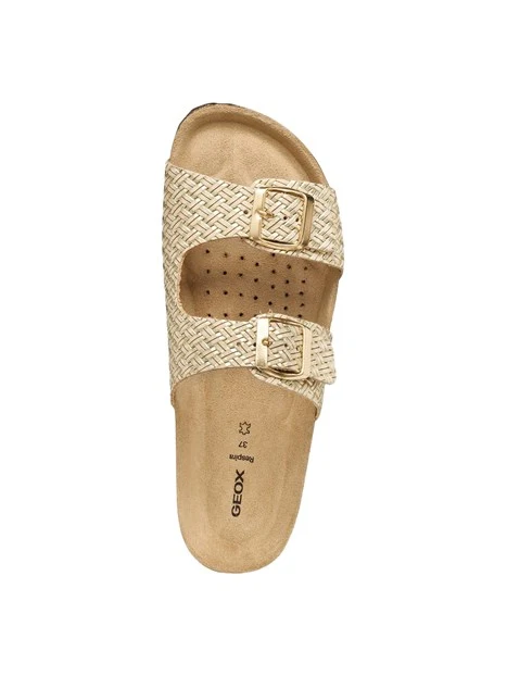 CIABATTE D35LSL00047 DONNA ORO