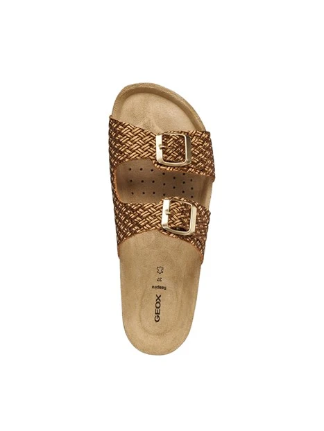 CIABATTE D35LSL00047 DONNA BRONZO