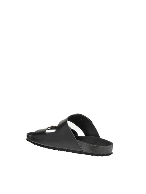 CIABATTE D45Y3B000T5 DONNA NERO