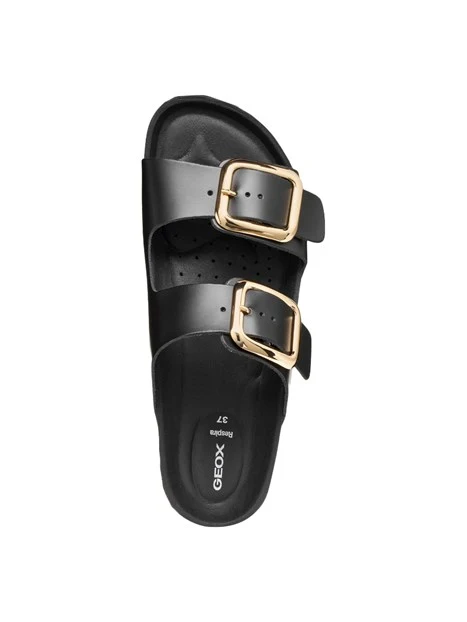 CIABATTE D45Y3B000T5 DONNA NERO