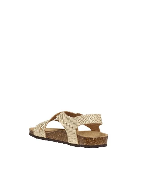 CIABATTE D65LSB00047 DONNA ORO