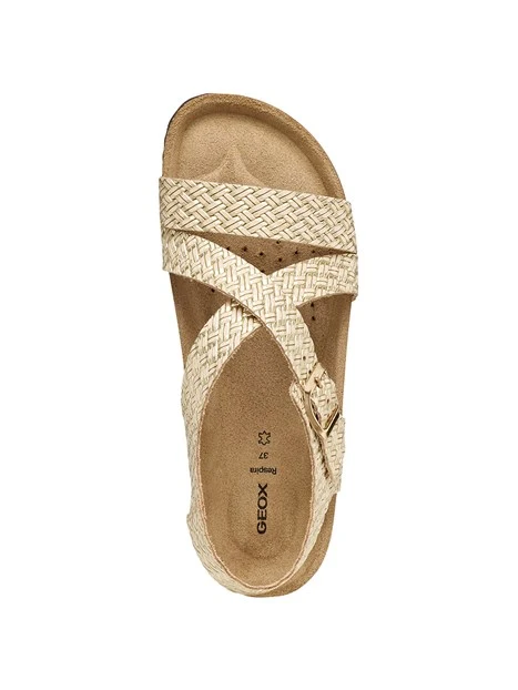 CIABATTE D65LSB00047 DONNA ORO