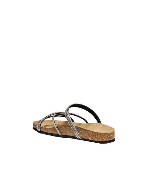 SANDALI BASSI D65Y3I000AU DONNA NERO