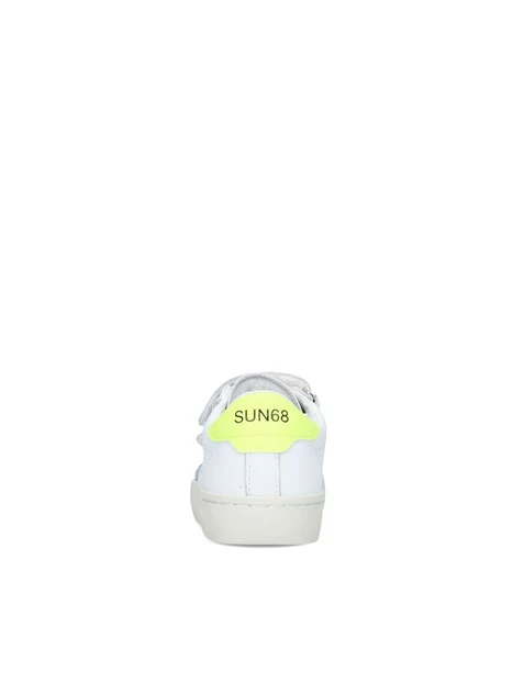 SNEAKERS BASSE Z36338B BAMBINO BIANCO GIALLO