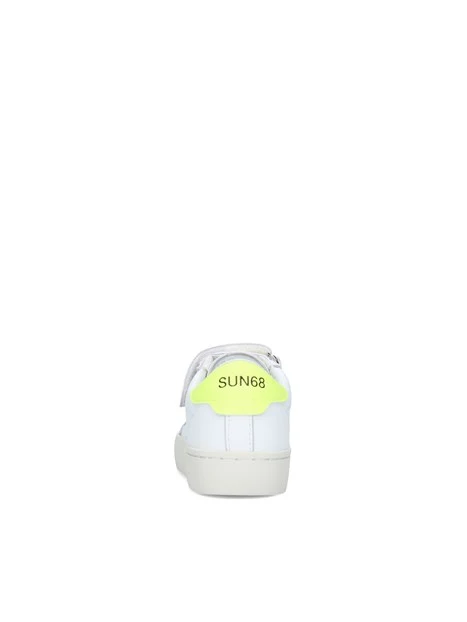 SNEAKERS BASSE Z36338K BAMBINO BIANCO GIALLO