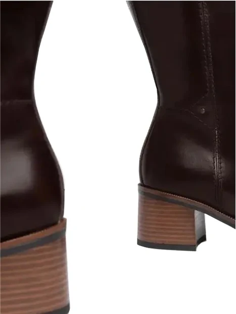 STIVALI TACCO BASSO I308860D DONNA MARRONE