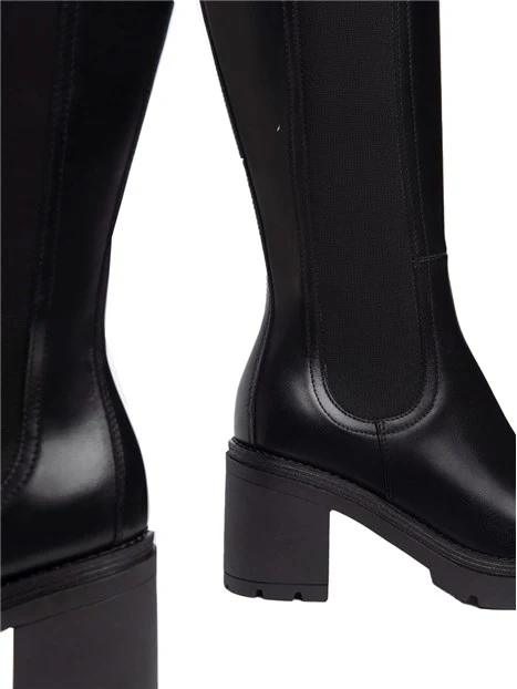 STIVALI TACCO BASSO I309162D DONNA NERO