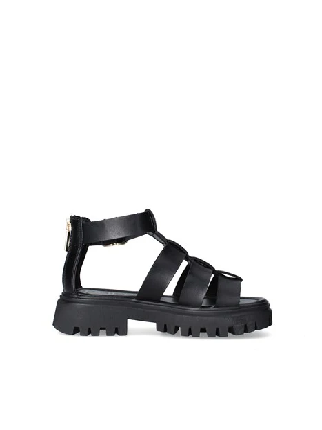 SANDALI T-611 BAMBINA NERO