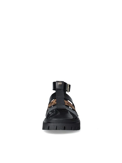 SANDALI T-611 BAMBINA NERO