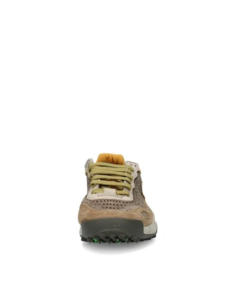 SNEAKERS BASSE CHACRONA-LASER-PREMIUM UOMO BEIGE SCURO