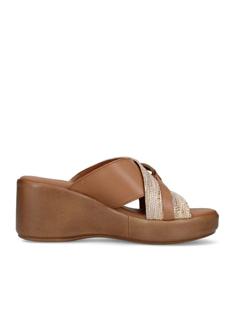 SANDALI TS61438 DONNA MARRONE
