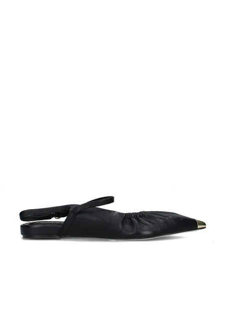 SLINGBACK S6PETAL01/LEA DONNA NERO