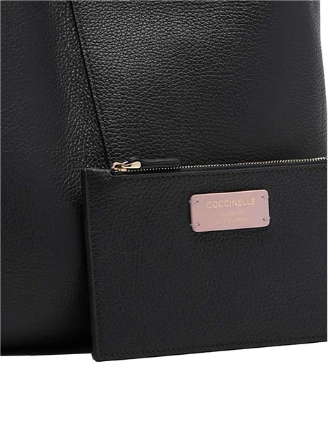 BORSA A SPALLA C-EASY LARGE E1SHA110101 DONNA NERO