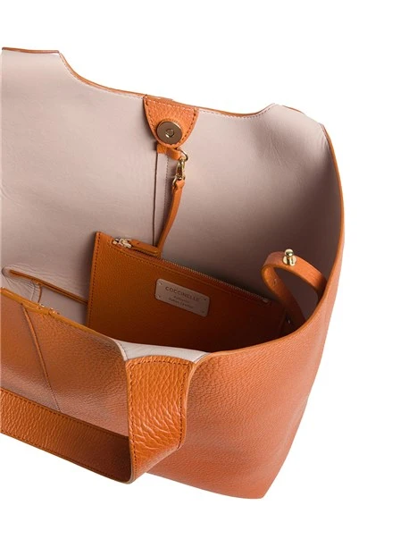BORSA A SPALLA C-EASY LARGE E1SHA110101 DONNA ARANCIO