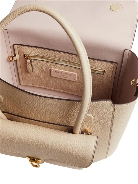 BORSA A MANO DOUBLE BEAT E1T8A180201 DONNA ECRU