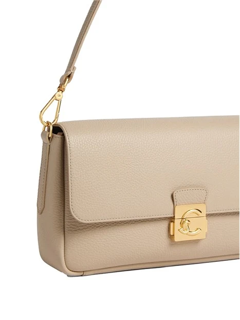 BORSA A SPALLA C-ME LOCK E1U4K120101 DONNA  ECRU