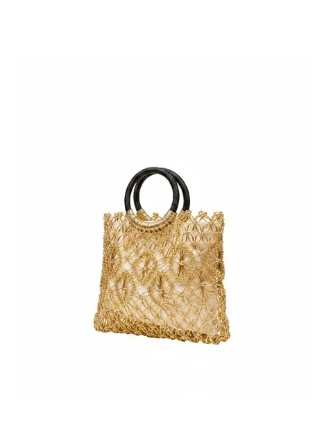 BORSA A MANO SOMBRA DONNA ORO
