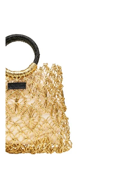 BORSA A MANO SOMBRA DONNA ORO