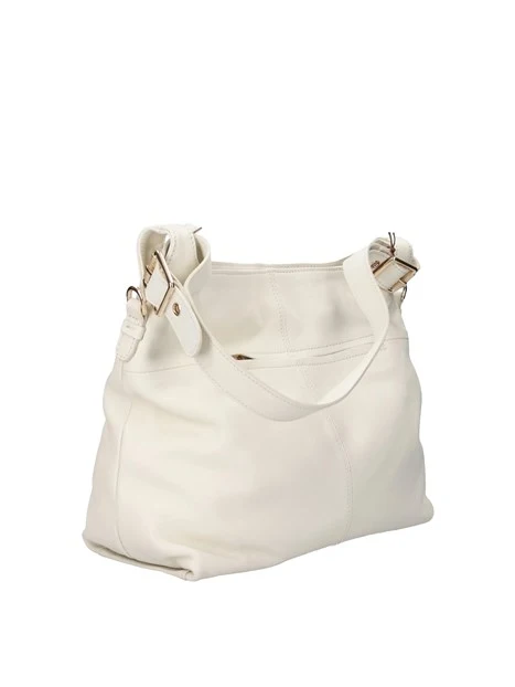 BORSA A SPALLA BIBP9CM01 DONNA AVORIO