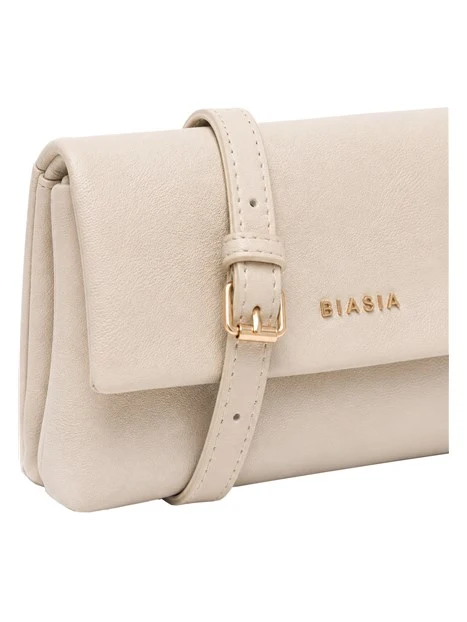 BORSA A SPALLA BIBP9F901 DONNA  AVORIO