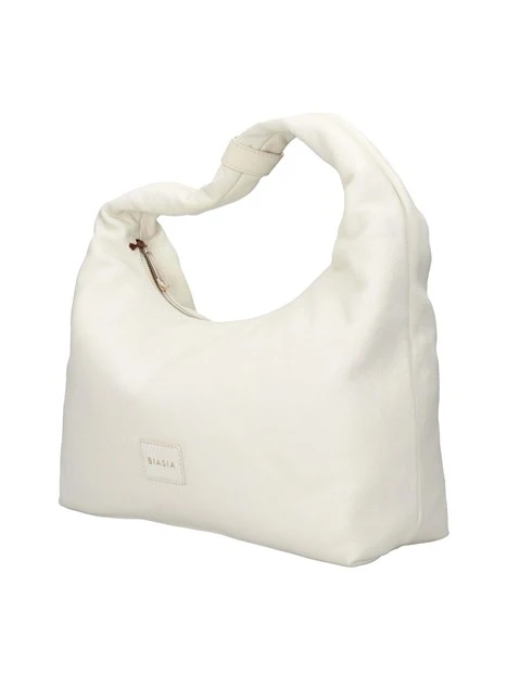 BORSA A SPALLA BIBP9T201G DONNA AVORIO