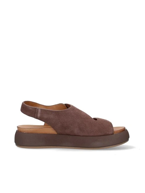 SANDALI A96064 DONNA MARRONE