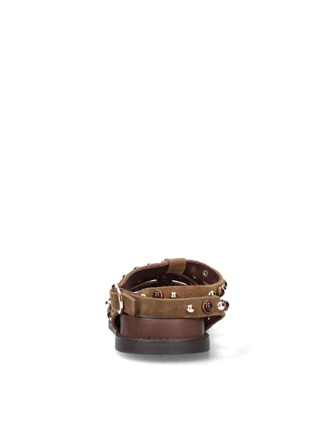 SANDALI D51002 DONNA MARRONE