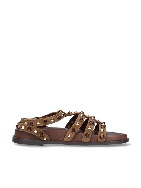 SANDALI D51002 DONNA MARRONE