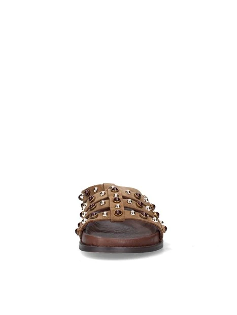 SANDALI D51002 DONNA MARRONE