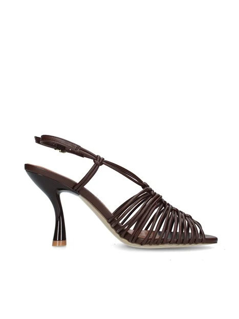 SANDALI AL263 DONNA MARRONE