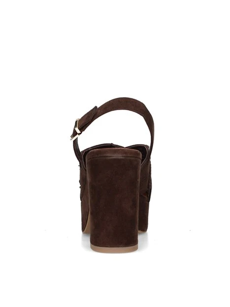 SANDALI AL363 DONNA MARRONE
