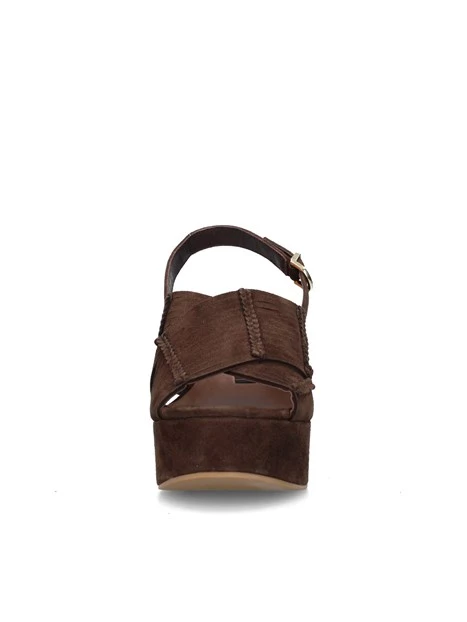 SANDALI AL363 DONNA MARRONE
