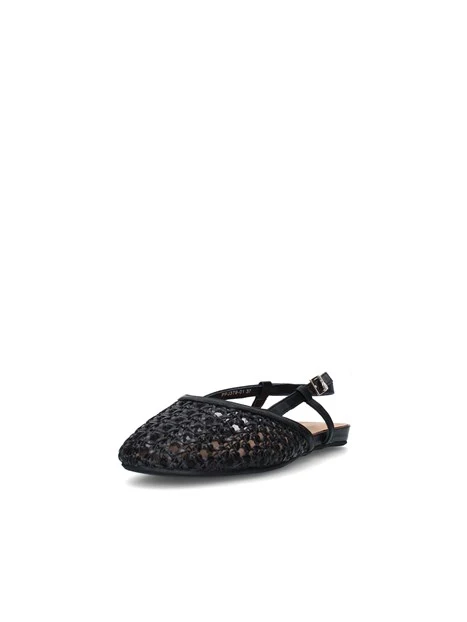 SLINGBACK  PJ379 DONNA NERO