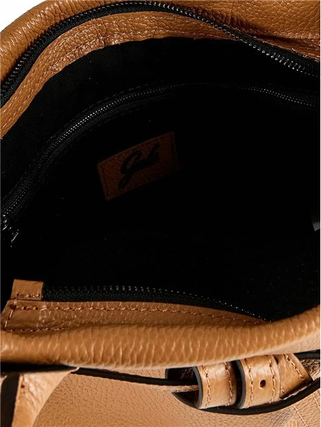 BORSA A SPALLA ELIF M G012110T2_X2987 DONNA CUOIO