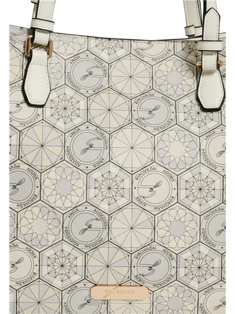 BORSA A SPALLA BENTD8837WZ DONNA BIANCO