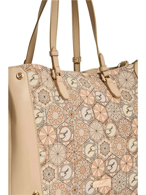 BORSA A SPALLA BENTD8837WZ DONNA BEIGE