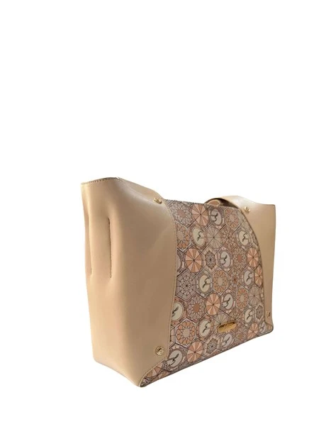 BORSA A SPALLA BENTD8669WZ DONNA BEIGE
