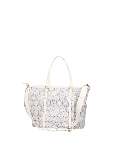 BORSA A SPALLA BENTD8800WZ DONNA BIANCO