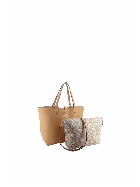 BORSA A SPALLA REVERSE BINTD8011WZ DONNA BEIGE