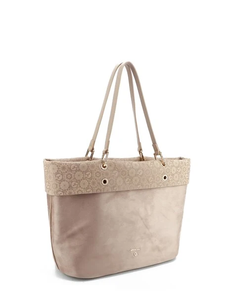 BORSA A SPALLA BENTD8819WV REVERSIBILE DONNA BEIGE