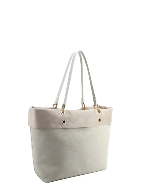 BORSA A SPALLA BENTD8819WV REVERSIBILE DONNA BIANCO